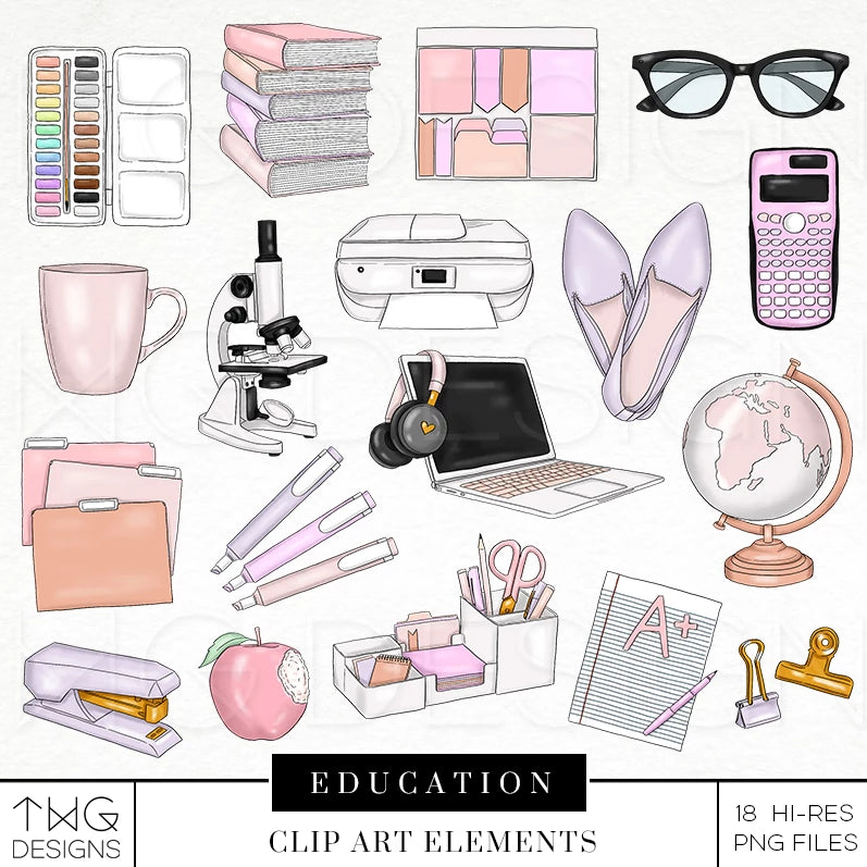 Teacher and Student Clipart Collection – TWG Designs