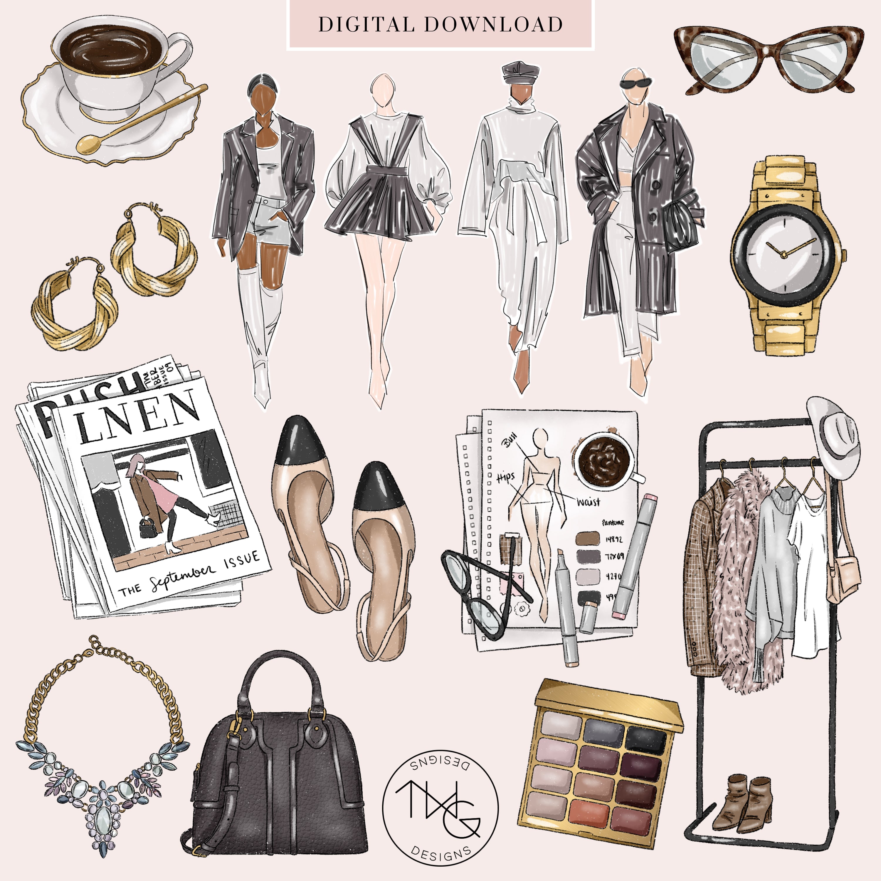 Runway Clipart Collection – TWG Designs